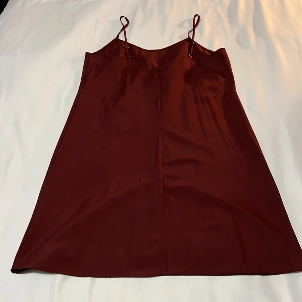 Nanette Lepore Brown Floral Print Sleeveless Dress with Lining & Belted Waist - Picture 5 of 7